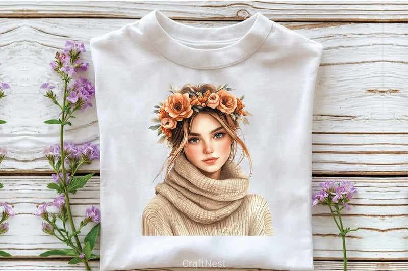 Coastal Autumn Clipart Bundle - CraftNest - Digital Crafting and Art