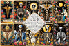 Nurse Funny Tarot Card Skeleton Clipart Bundle