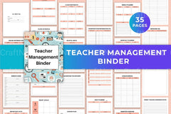 Teacher Management Binder for Effective Classroom Organization - CraftNest - Digital Crafting and Art