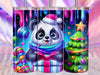 Christmas Panda Tumbler Wrap Bundle