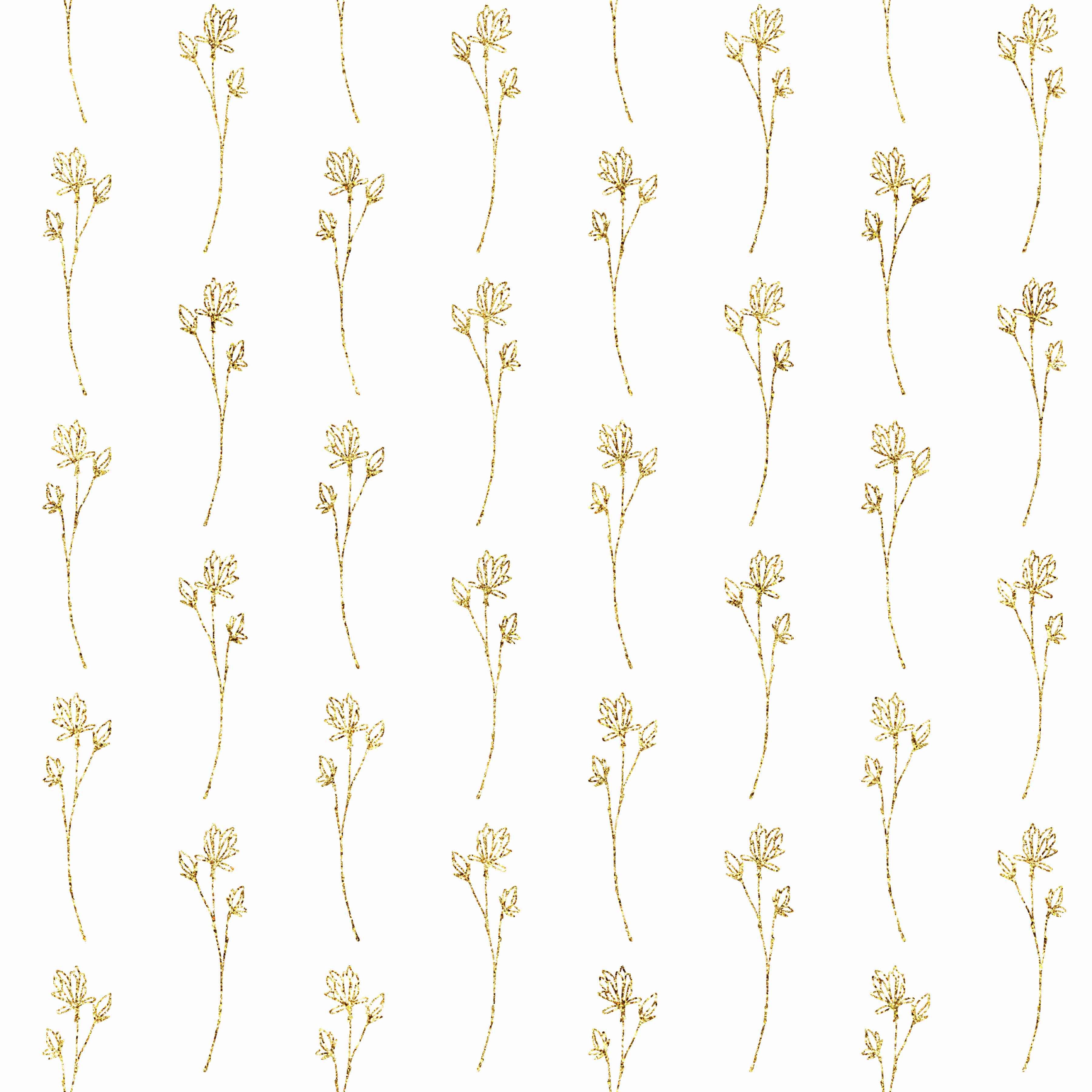 Gold Glitter & White Texture Paper