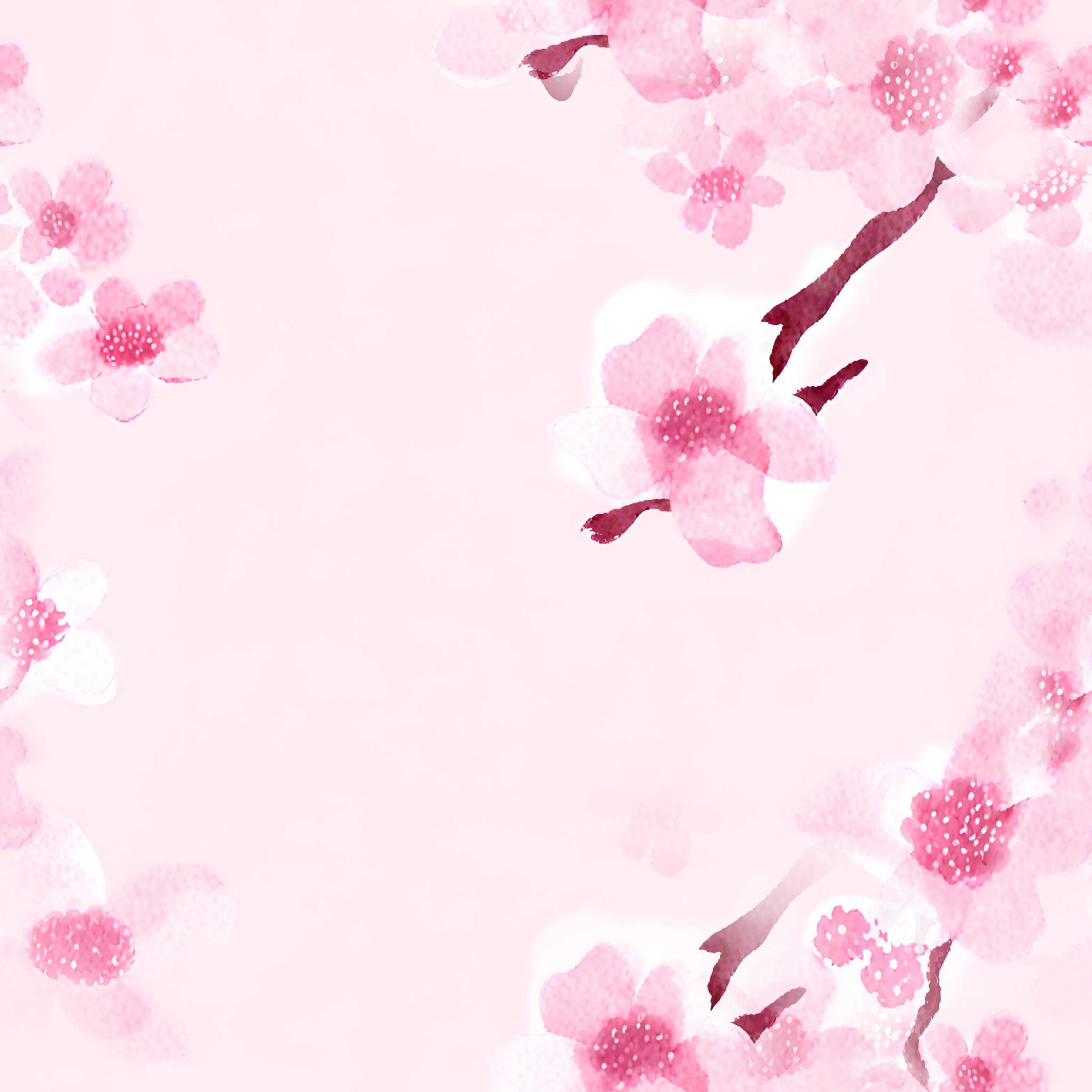 Sakura Blossom Seamless Digital Paper