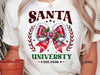 Santa University Merry Christmas Clipart Bundle