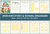 Kids Study School Planner
