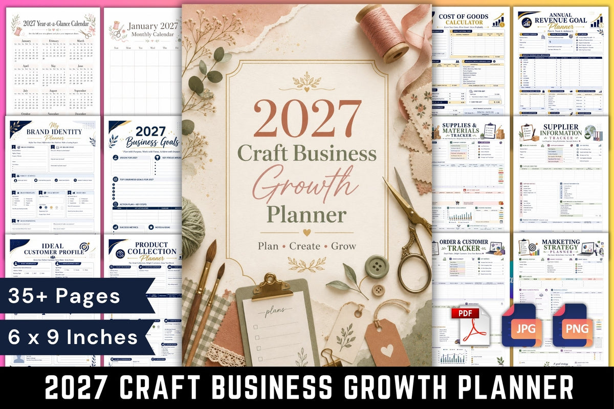 Craft Business Growth Planner 2027
