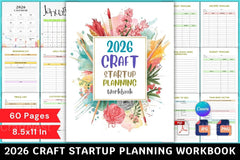 Craft Startup Planning Workbook for Entrepreneurs - CraftNest - Digital Crafting and Art