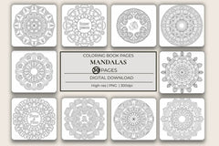 Mandalas Coloring Book - CraftNest - Digital Crafting and Art