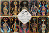 Funny Tarot Card With Skeleton Finger Clipart Bundle