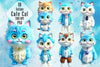 Cute Cat Clipart Bundle 4