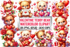 Valentine Teddy Bear Clipart Bundle