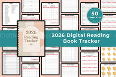 Reading Book Tracker Tool - CraftNest - Digital Crafting and Art