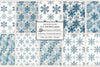 Icy Snowflakes Seamless Papers