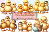 Three Ducklings Clipart Bundle