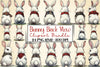 Bunny Back View Clipart Bundle