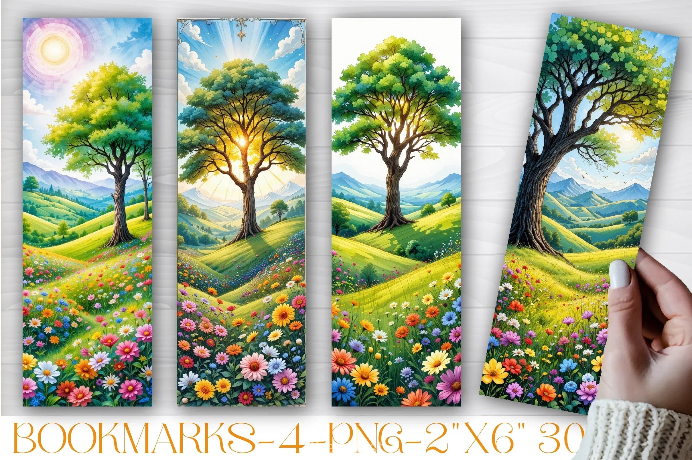 Spring Design Bookmark Journal - CraftNest - Digital Crafting and Art