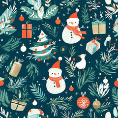 Whimsical Winter & Christmas Patterns Clipart Bundle - CraftNest - Digital Crafting and Art