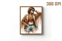 Boho Girls Clipart Bundle - CraftNest - Digital Crafting and Art