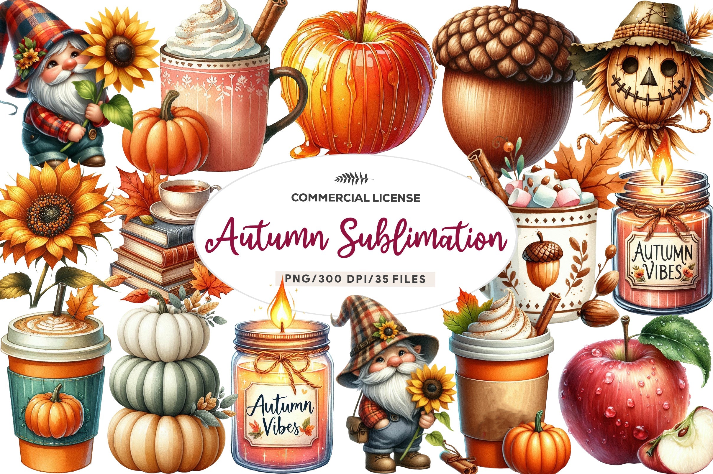 Autumn Clipart Bundle