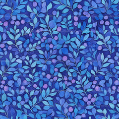 Blueberry Seamless Pattern Papers Digital - CraftNest - Digital Crafting and Art