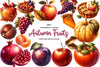Autumn Fruits Clipart Bundle