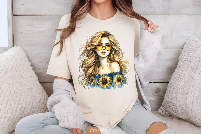 Sun Kissed Summers Clipart Bundle - CraftNest - Digital Crafting and Art