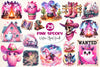 Pink Spooky Western Clipart Bundle