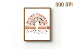 Boho Rainbow Clipart Bundle - CraftNest - Digital Crafting and Art