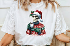 Christmas Skeletons Clipart Bundle - CraftNest - Digital Crafting and Art