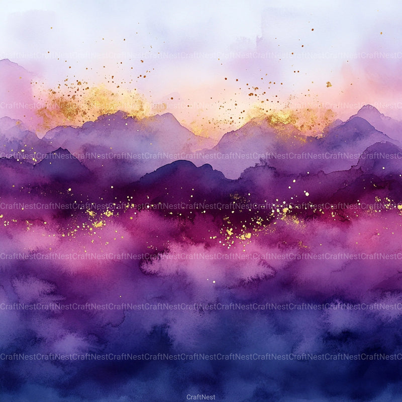 Gold Starry Grunge Digital Paper 4 - CraftNest - Digital Crafting and Art