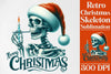 Retro Christmas Skeleton Clipart Bundle