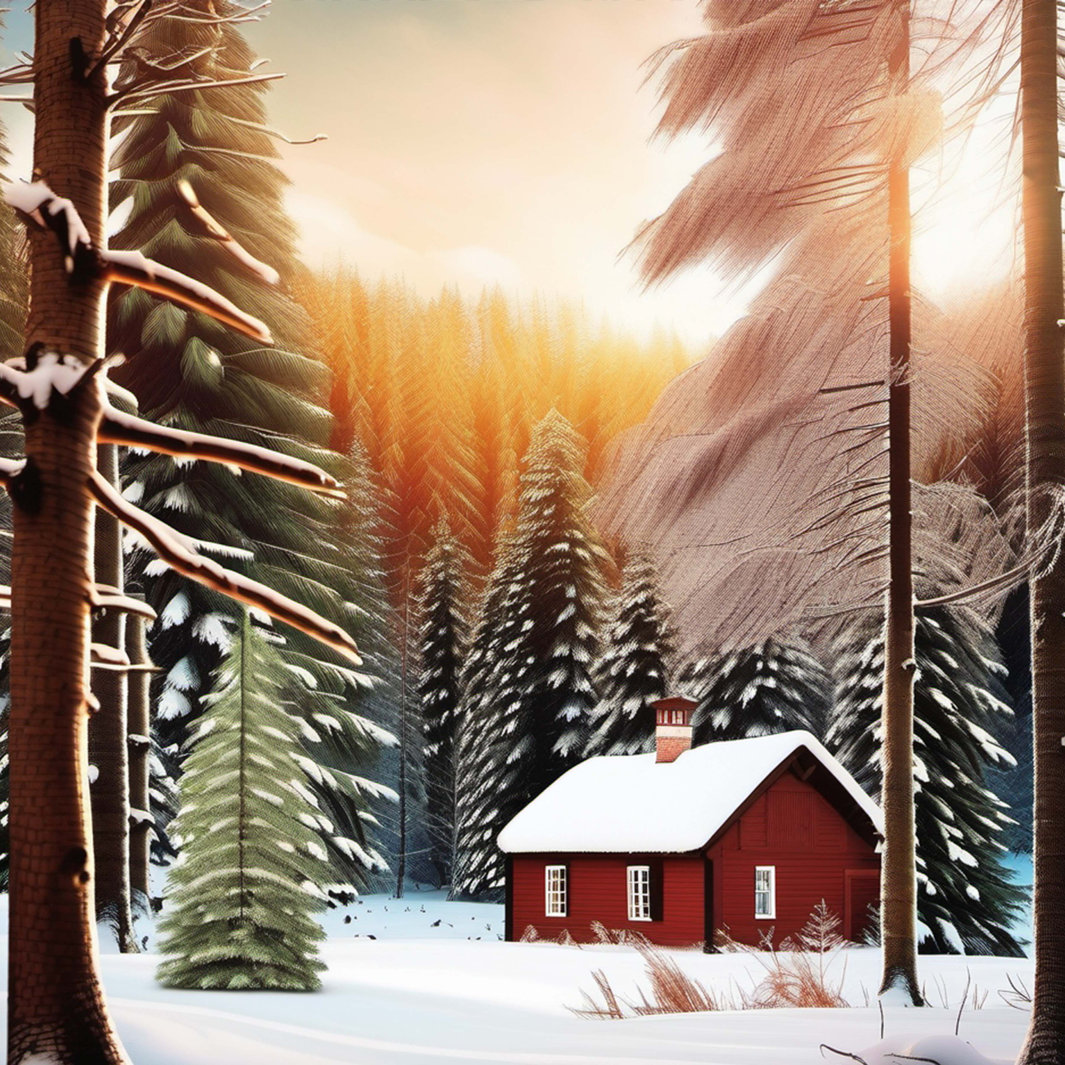 Winter Seamless Digital Paper 3