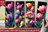 Tulips Bookmarks Junk Journal