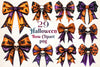 Halloween Bow Copy Clipart Bundle