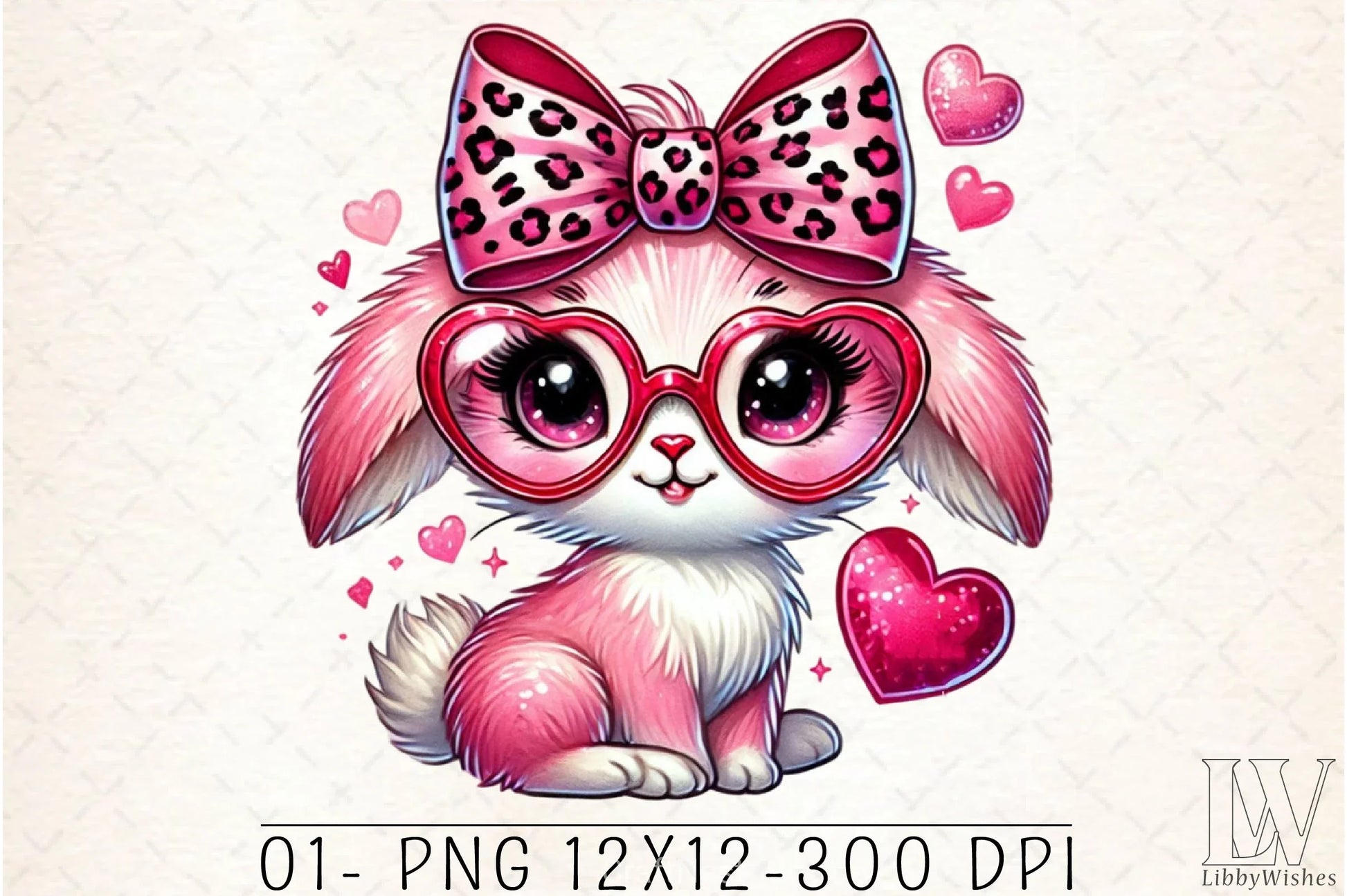 Valentine Bunny Clipart Bundle 2 - CraftNest - Digital Crafting and Art