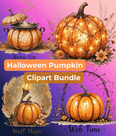 Halloween Pumpkin Clipart Bundle - CraftNest - Digital Crafting and Art