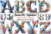 Butterfly Alphabet Clipart Bundle