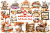 Fall Reading Nook Clipart Bundle 3