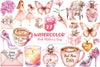 Blush Pink Mothers Day Clipart Bundle