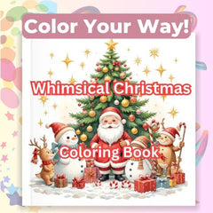 Whimsical Christmas Coloring Books Bundle - CraftNest - Digital Crafting and Art