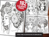 African Black Woman Coloring Book Collection