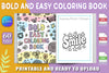 Bold and Easy Coloring Book