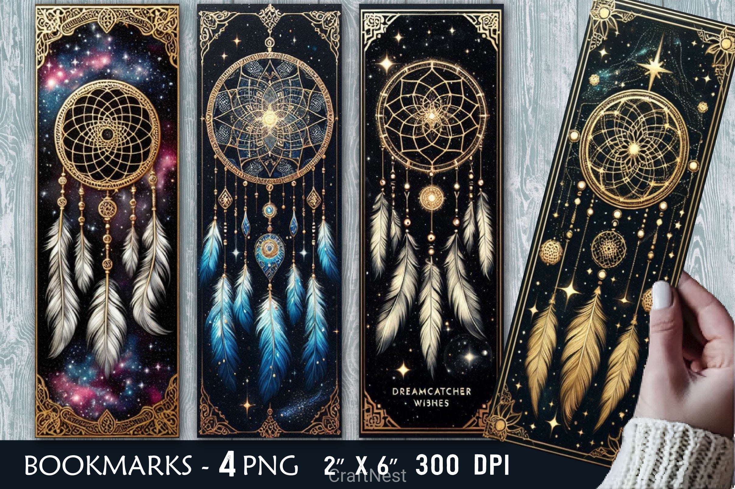 Dream Catcher 4 Clipart Bundle 1
