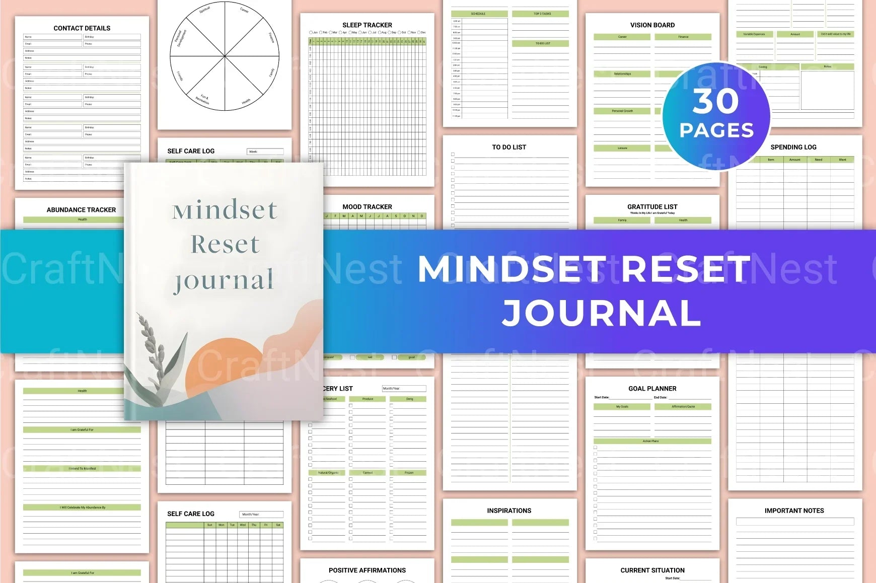 Mindset Reset: Transform Your Thinking - CraftNest - Digital Crafting and Art