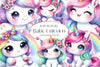 Baby Unicorn Clipart Bundle
