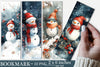 Cute Winter Snow Bookmarks Landscape Design Junk Journal