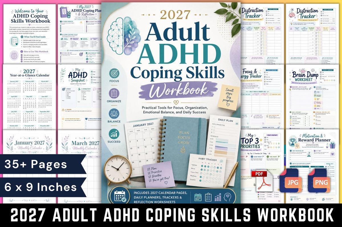 Adult Adhd Coping Skills Workbook 2027