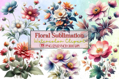 Floral Clipart Bundle - CraftNest - Digital Crafting and Art