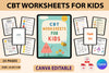 CBT Worksheets for Kids Planner