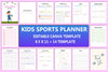 Kids Sports Planner