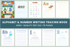 Alphabet Number Writing Tracing Workbook